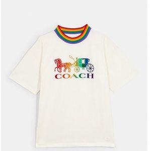 Coach Pride Rainbow T-shirt MRSP $198
